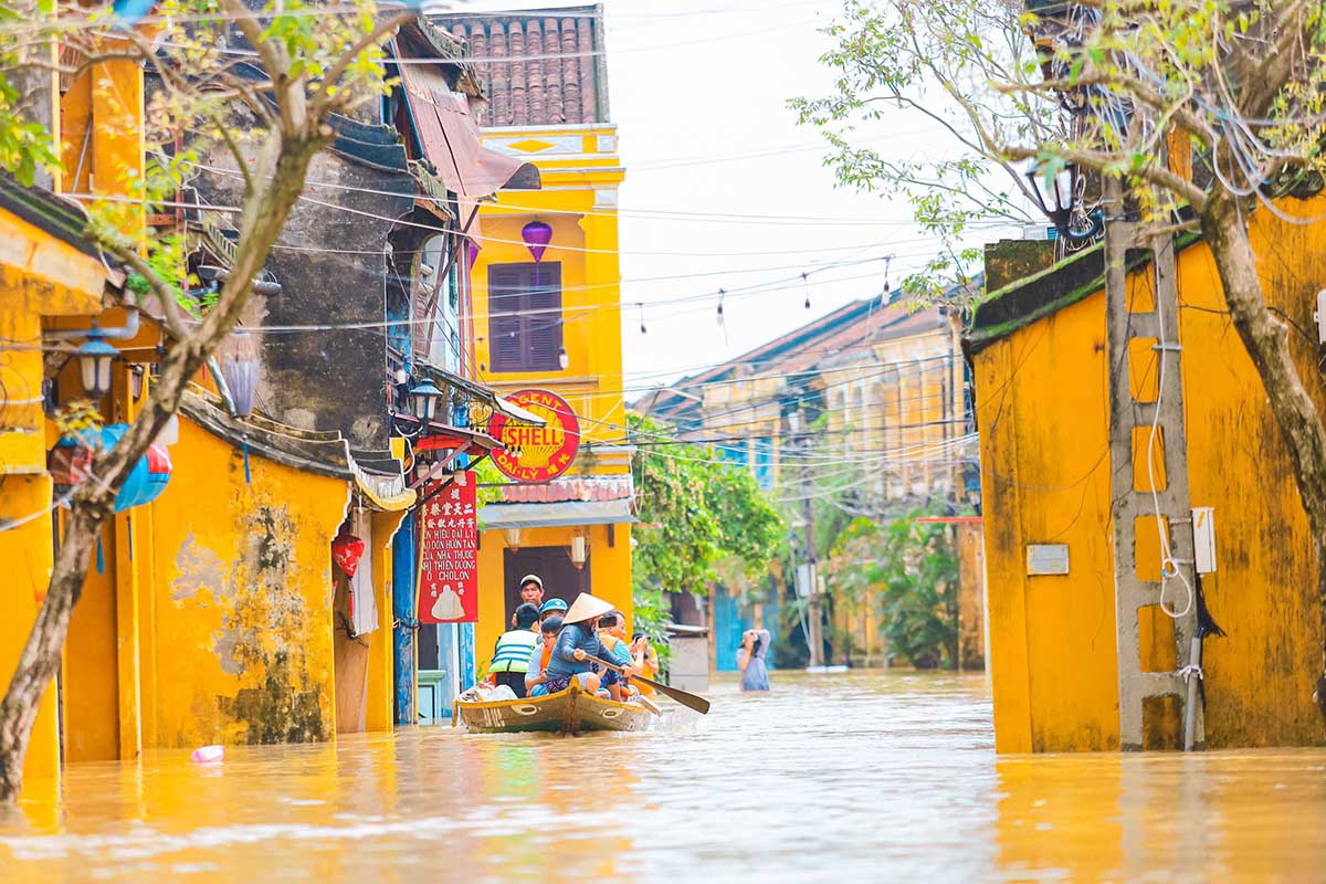 Hoi An Ancient Town after the heavy rains